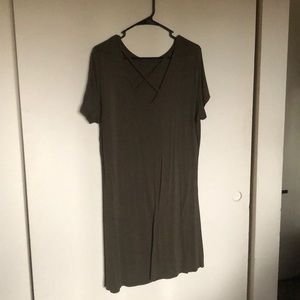 Olive Green Dress